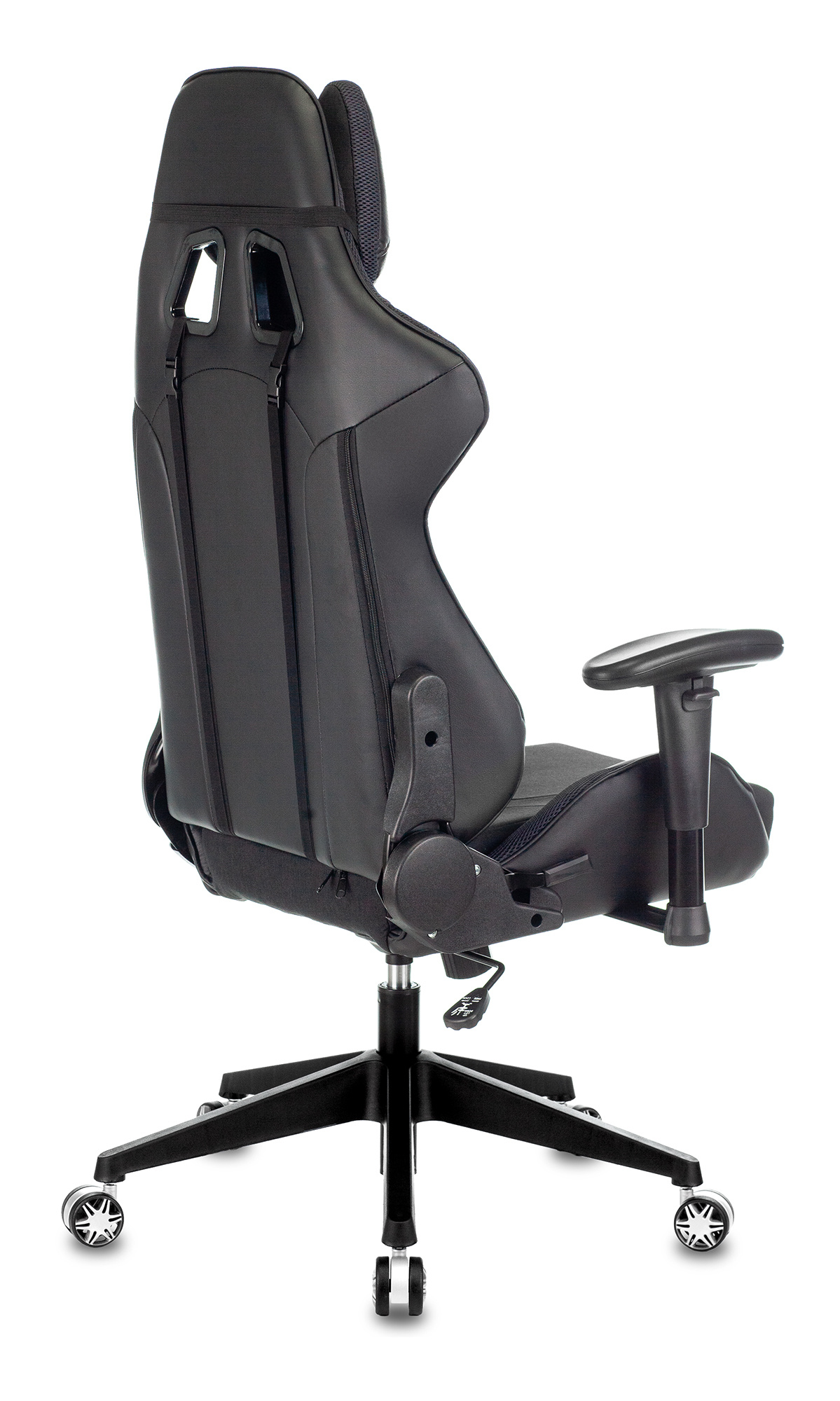Кресло игровое Zombie VIKING 4 AERO Edition черный текстиль/эко.кожа с подголов. крестов. пластик