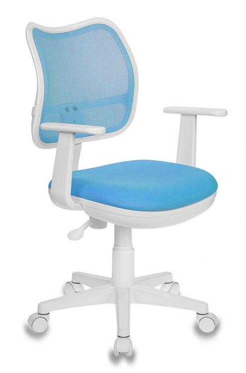 Кресло детское Бюрократ CH-W797 голубой сетка/ткань 