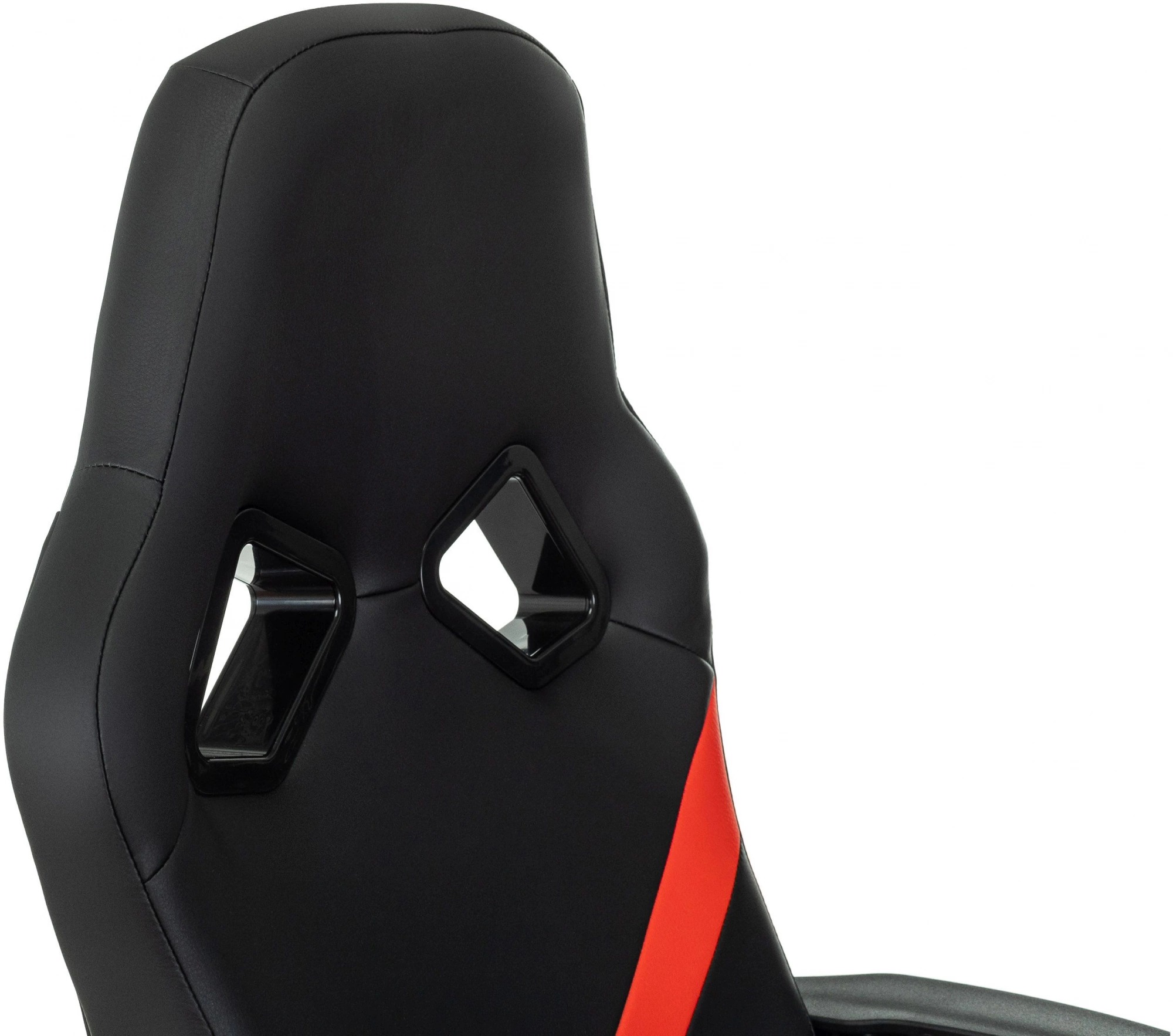 Кресло игровое Zombie 300 черный/красный эко.кожа крестов. пластик