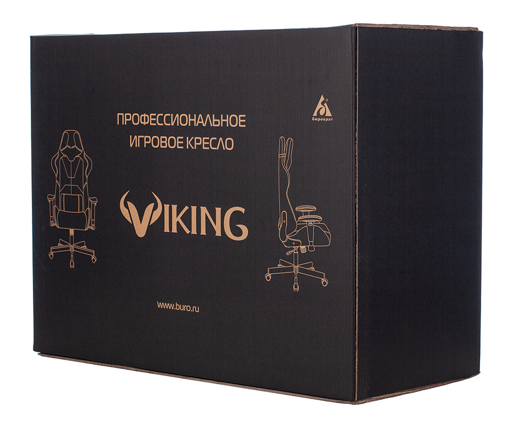 Кресло игровое Zombie VIKING 5 AERO черный/белый эко.кожа с подголов. крестов. пластик