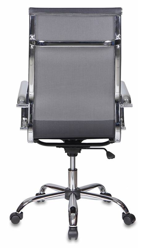 Кресло руководителя Бюрократ CH-993 черный M01 сетка крестов. металл хром